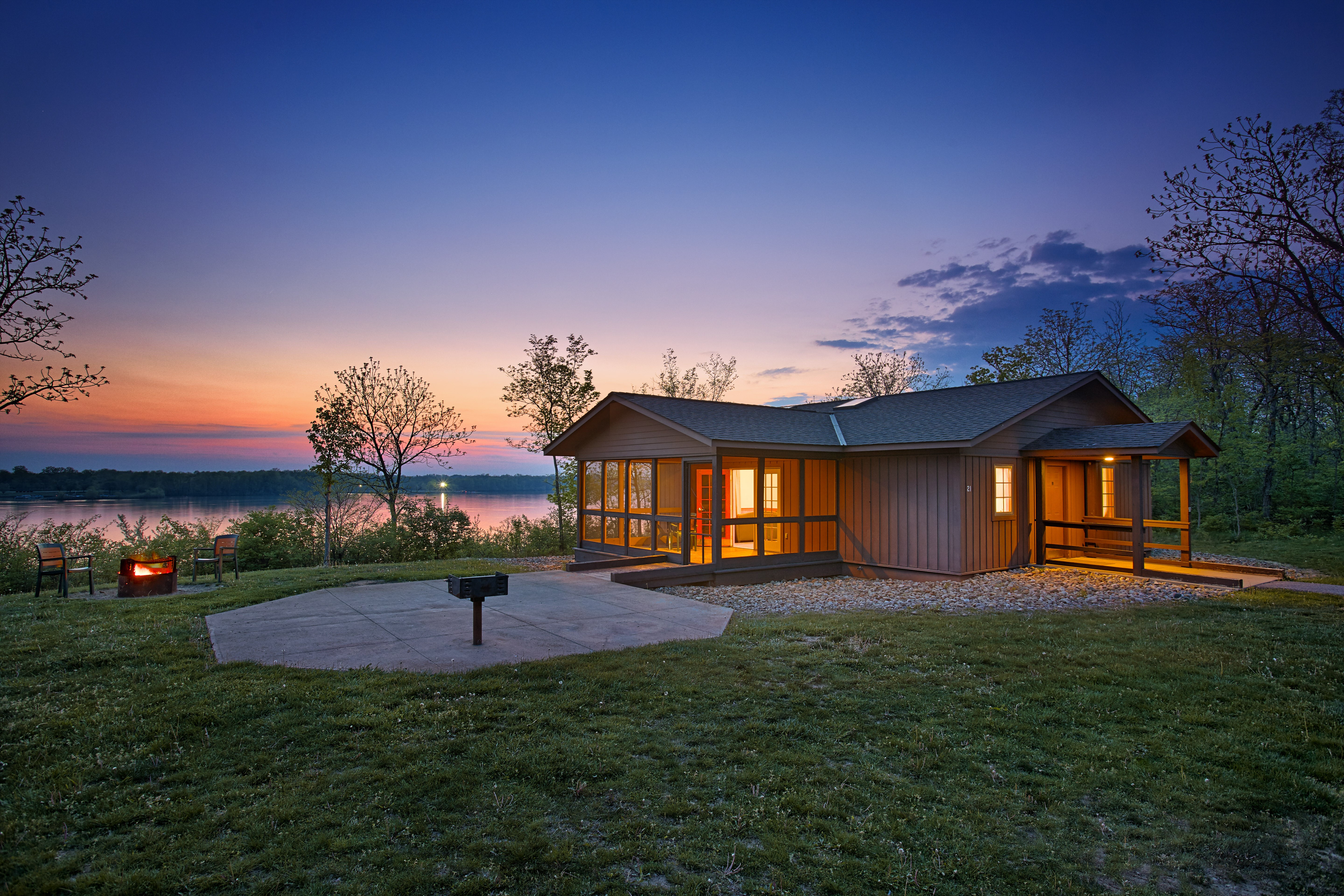 Cabins Deer Creek State Park Lodge