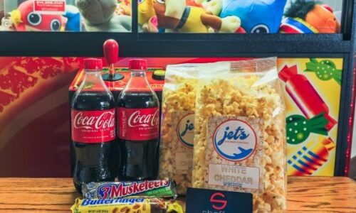 Gamer's package - Soda, popcorn, and candy