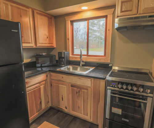 Upgraded deer creek kitchen features new appliances