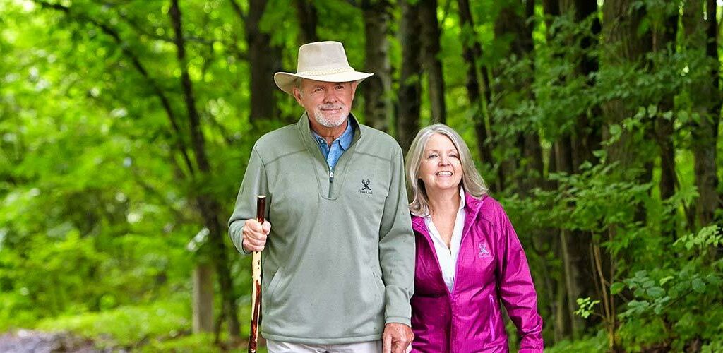 Older Couple walking