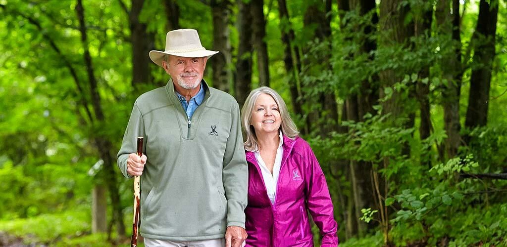 Older Couple walking